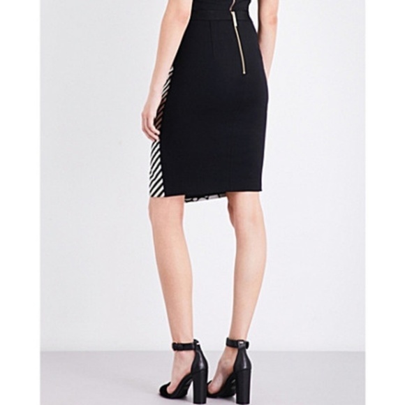 Ted Baket Pensa Asymmetric Woven Pencil‎ Skirt - Picture 2 of 4